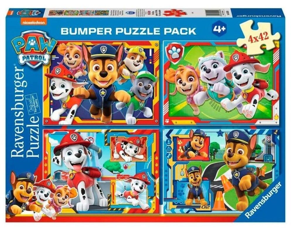 Ravensburger Paw Patrol Team Bumper Pack 4X42 Piece
