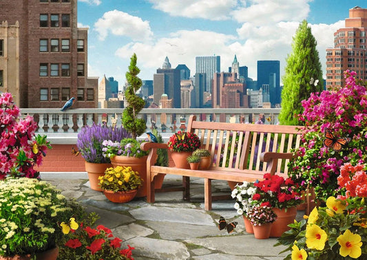 Ravensburger - Rooftop Garden 500 Piece Lf