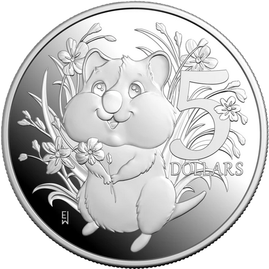 2025 $5 1Oz Fine Silver Proof Coin - Aussie Bubs