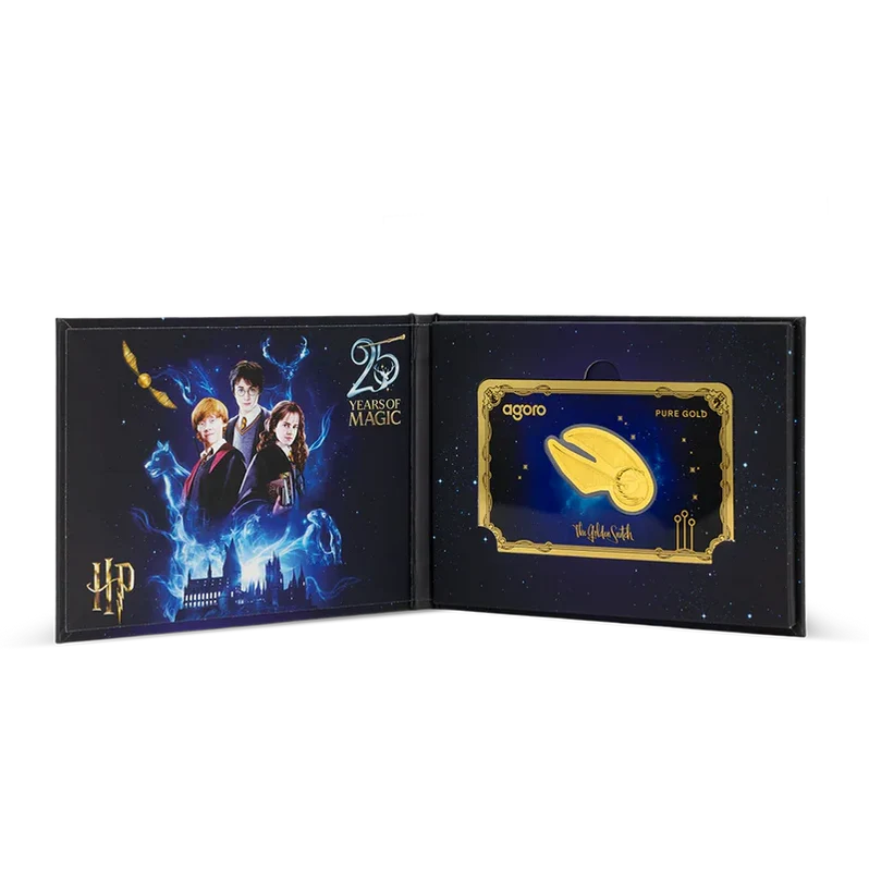 Harry Potter The Golden Snitch 0.1g Gold Collectible Coin
