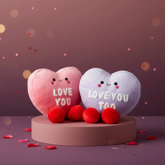 Hallmark Better Together Conversation Heart Magnetic Plush