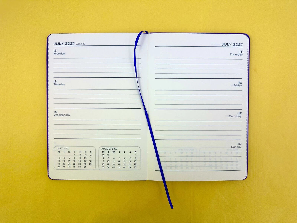 2027 Diary OzCorp Contempo A5 Week to View Violet, BA5CW6227
