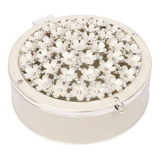 Russell Collection - Epoxy Embossed Flowers Trinket Box AVAILABLE AT POPANDHRV.COM.U