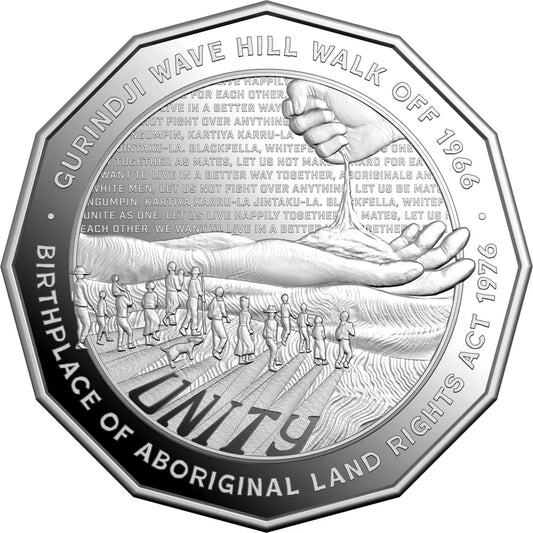 2026 50c Silver Proof Coin - Unity available at popandharv.com.au