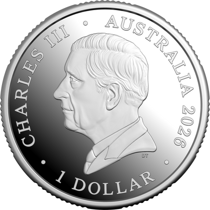 2026 $1 Fine Silver Proof Coin - Heart and Soul of Australia
