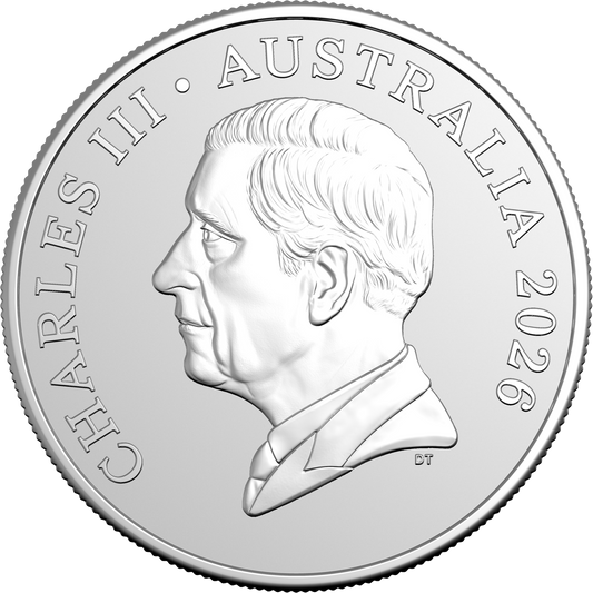 2026 $1 1oz Silver Frosted Uncirculated Coin - Kangaroo Series Mob of Six