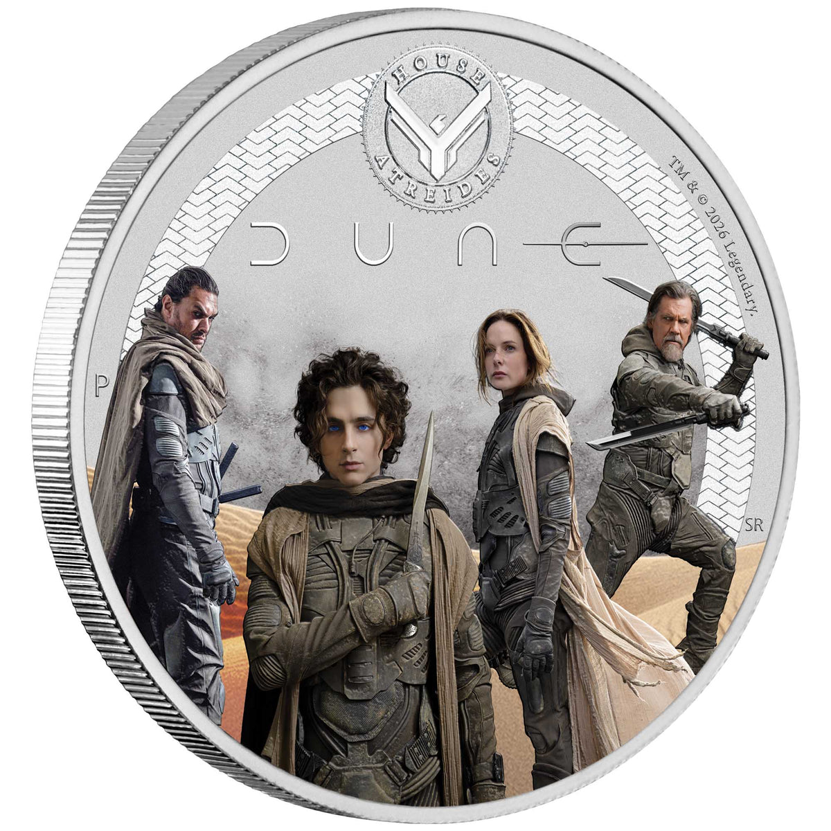 2026 Dune House of Atreides 1/2oz Silver Coloured Perth Mint
