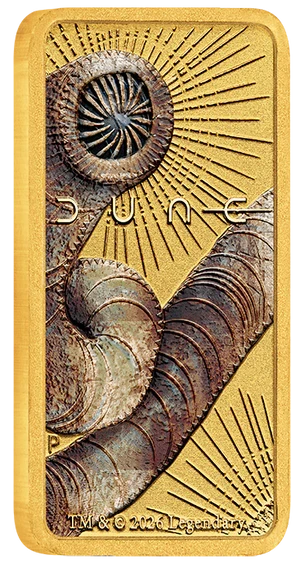 Dune 2026 1g Gold Minted Bar