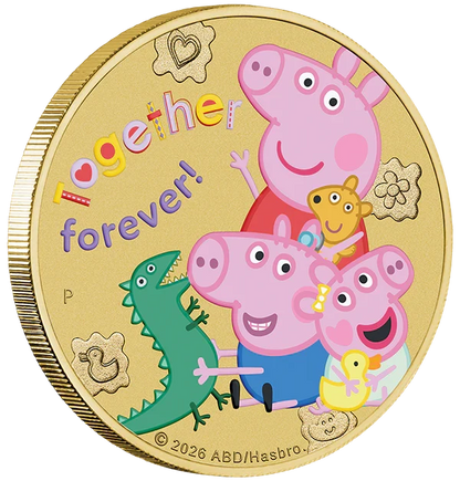 Pippa Pig - Together Forever 2026 Collector Coin in Card