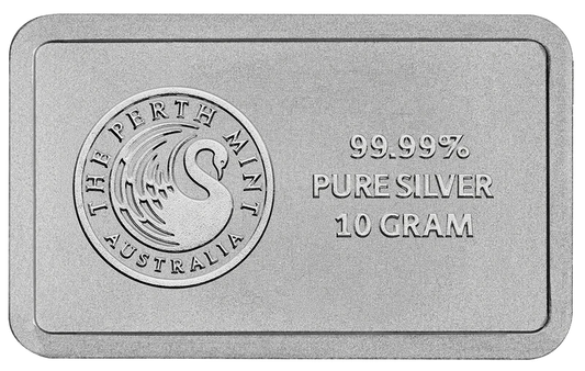 BON SCOTT 80TH BIRTHDAY 10G SILVER MINTED BAR