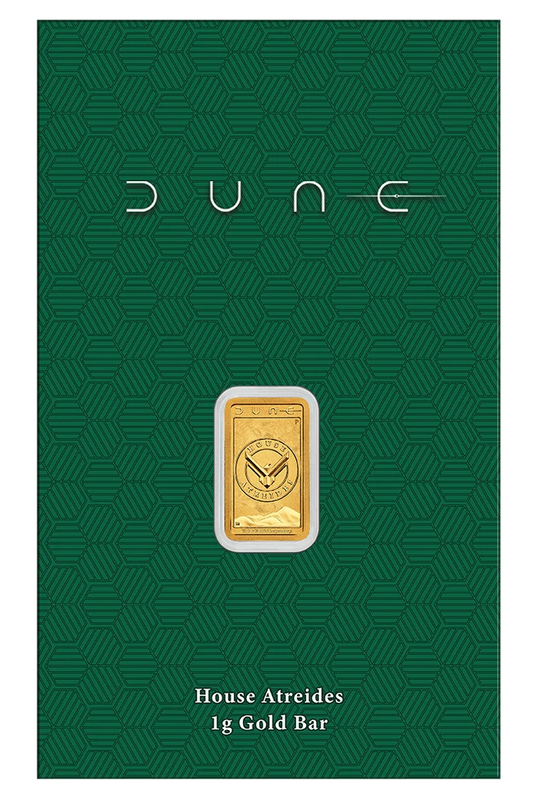 DUNE HOUSE ATREIDES 2026 1G GOLD BAR
