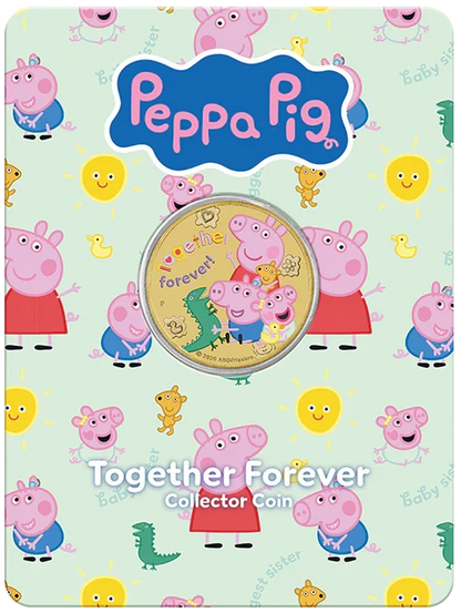 Pippa Pig - Together Forever 2026 Collector Coin in Card