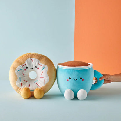 Hallmark Better Together Magnetic Plush - Coffee and Donut - Large