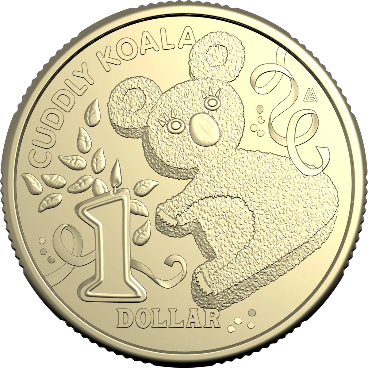 2025 $1 Albr Uncirculated Coin – Cuddly Koala