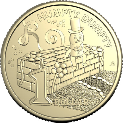 2025 $1 AlBr Uncirculated Coin – Humpty Dumpty