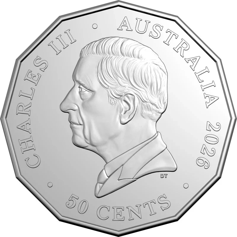 2026 50c Coloured Uncirculated Coin
