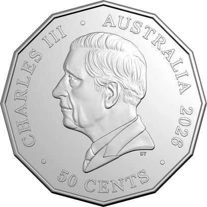 2026 50c Coloured Uncirculated Coin