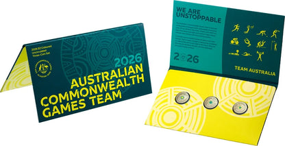 2026 $2 Commonwealth Games -Three Coin Set