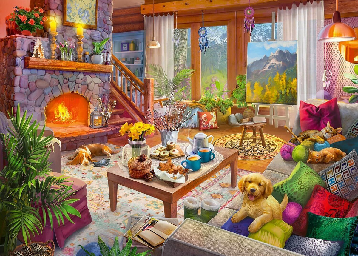Ravensburger Cosy Cabin 1000pc