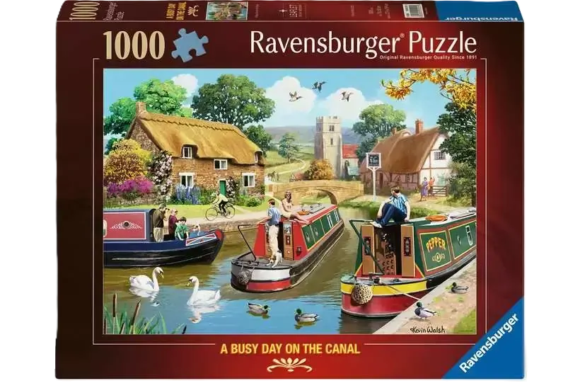 Ravensburger A Busy Day on the Canal 1000