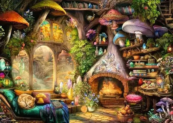 Ravensburger Mushroom Cottage 1000