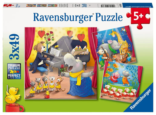 Ravensburger Animals On Stage 3X49 Pieces