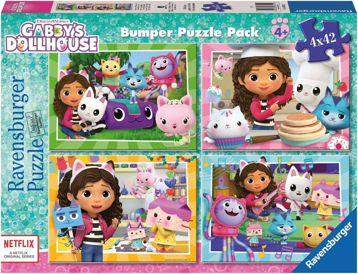 Ravensburger Gabby'S Dollhouse - A-Meow-Mazing Adventure 4X42 Piece