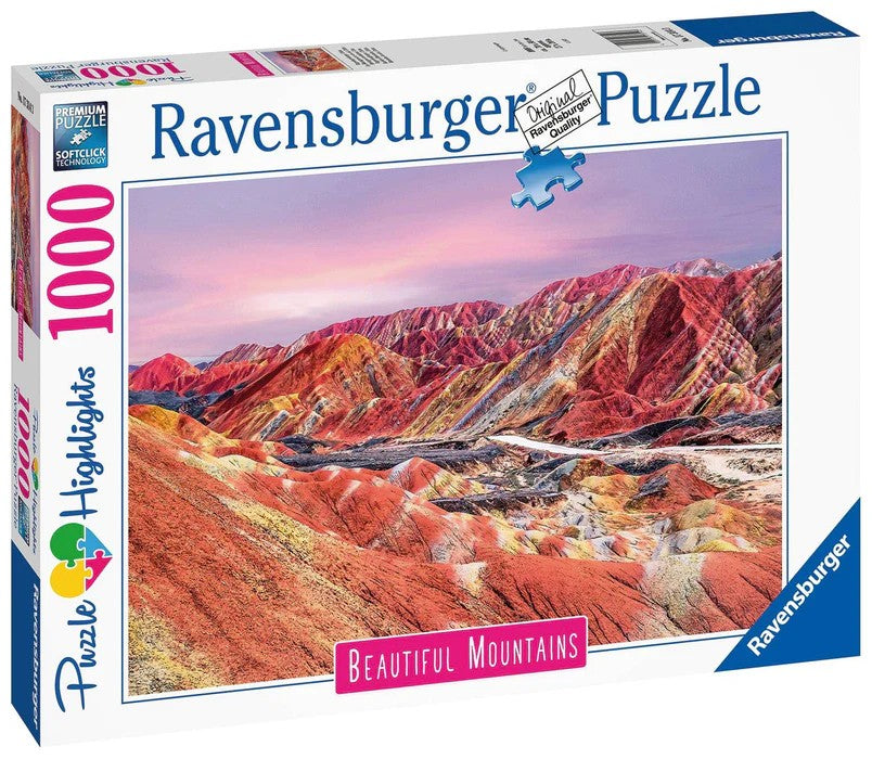 Ravensburger Rainbow Mountains, China 1000 Piece