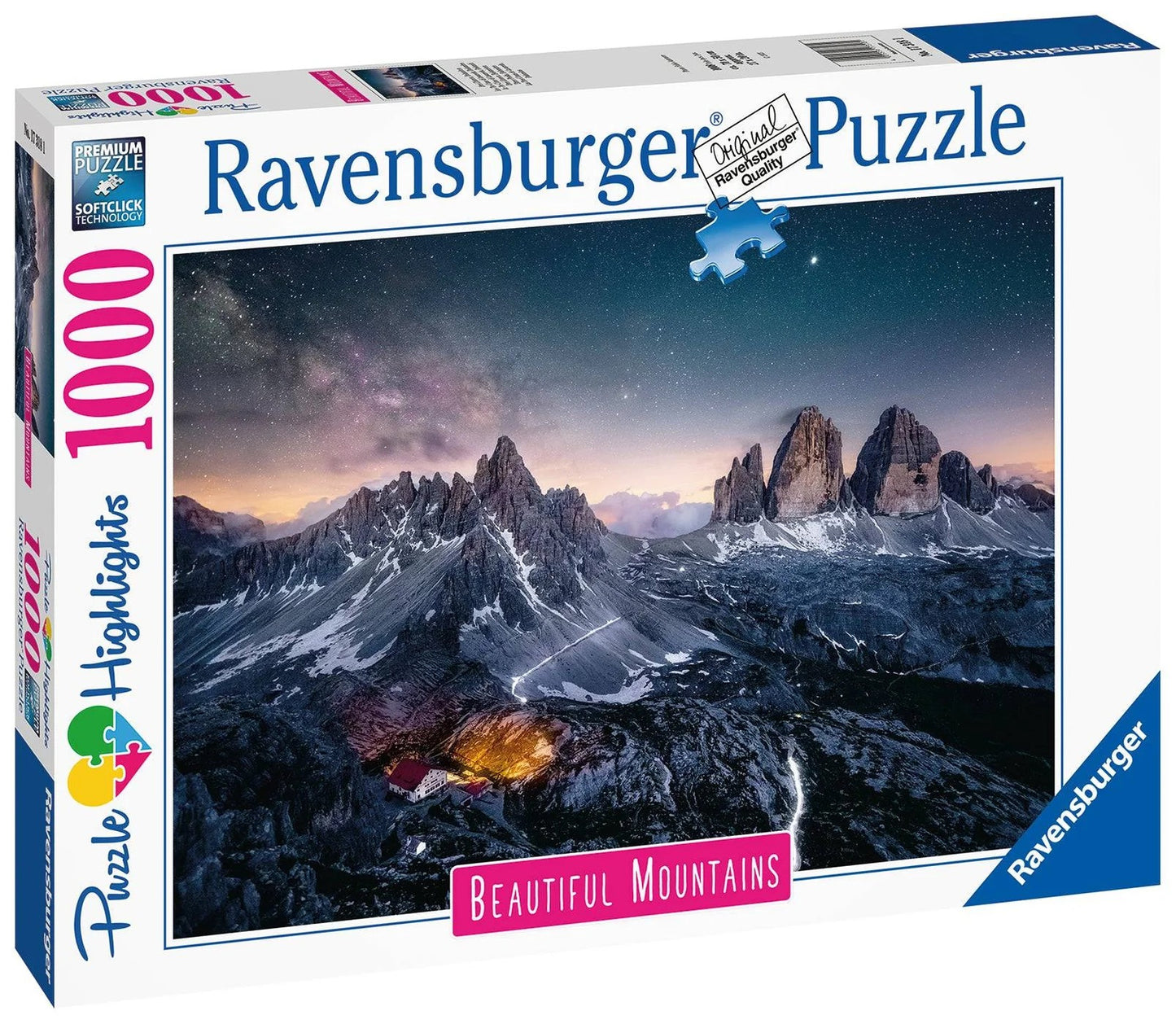 Ravensburger Three Peaks, Dolomites 1000 Piece