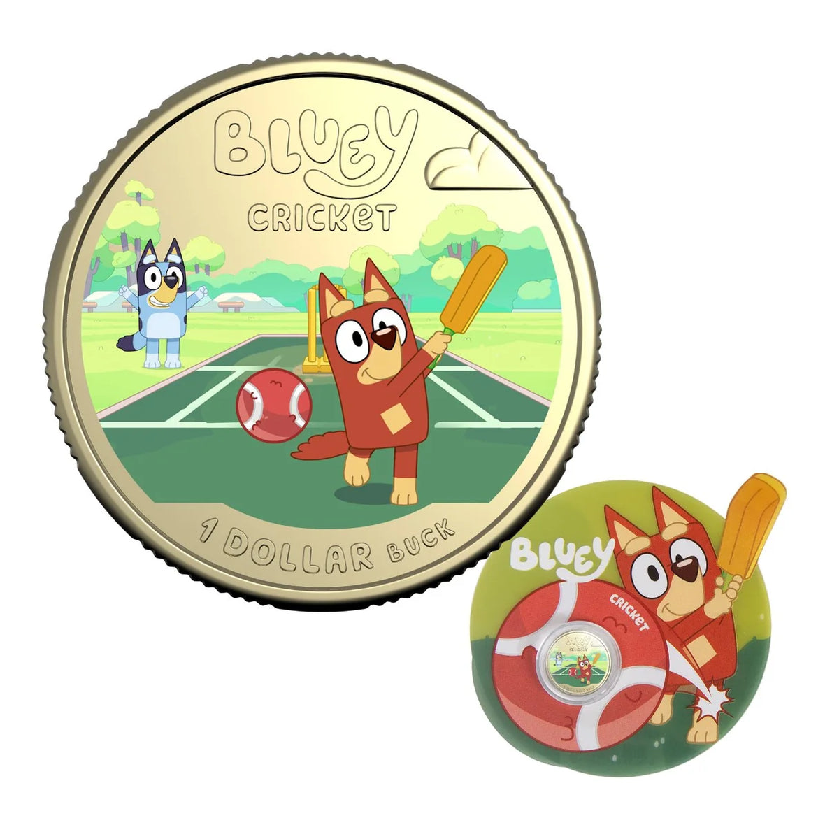 BLUEY 2027 $1 COLOURED UNCIRCULATED COIN