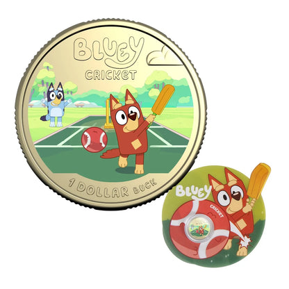 BLUEY 2027 $1 COLOURED UNCIRCULATED COIN