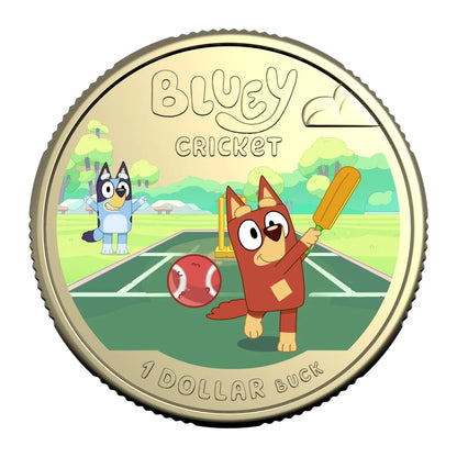 BLUEY 2027 $1 COLOURED UNCIRCULATED COIN