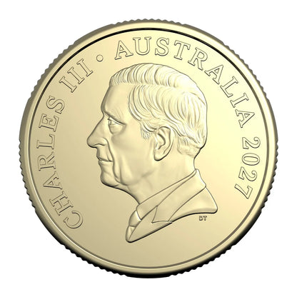 BLUEY 2027 $1 COLOURED UNCIRCULATED COIN