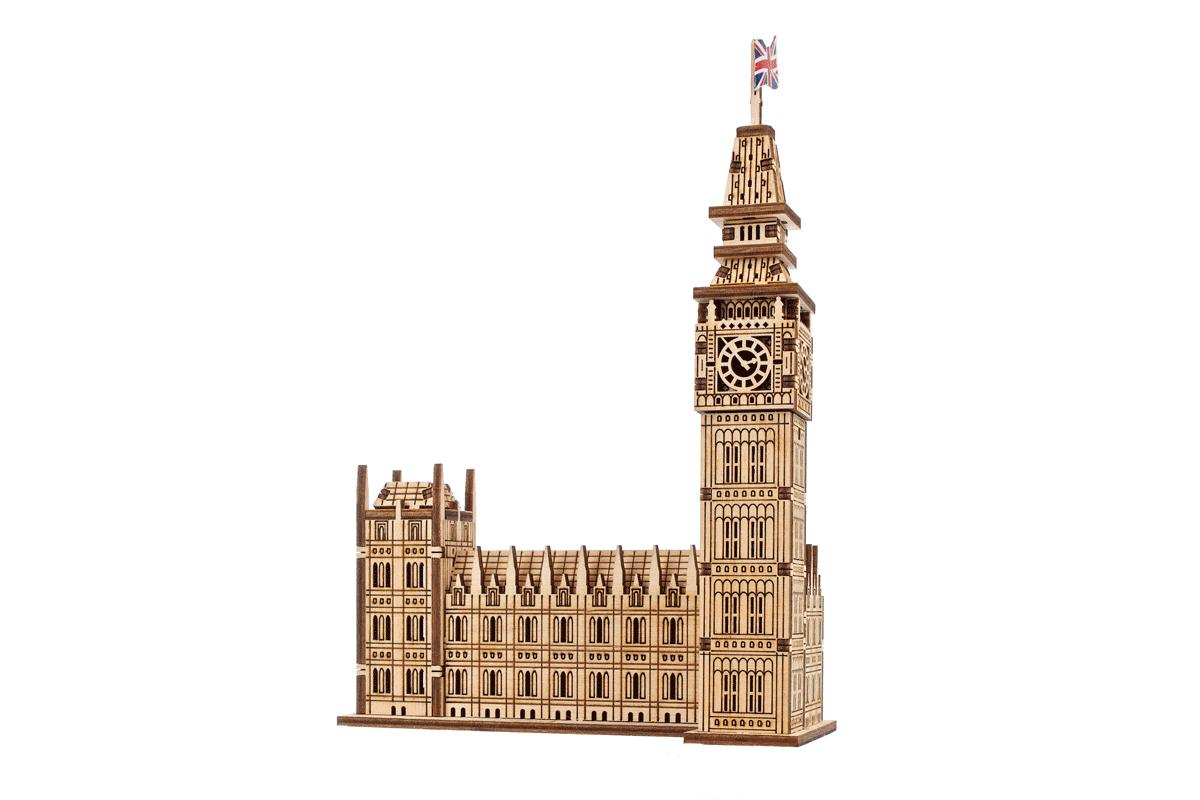 Ugears Big Ben Mini Model