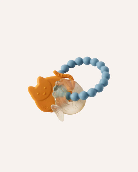 Jiggle & Giggle Hungry Kitty Silicone Teether