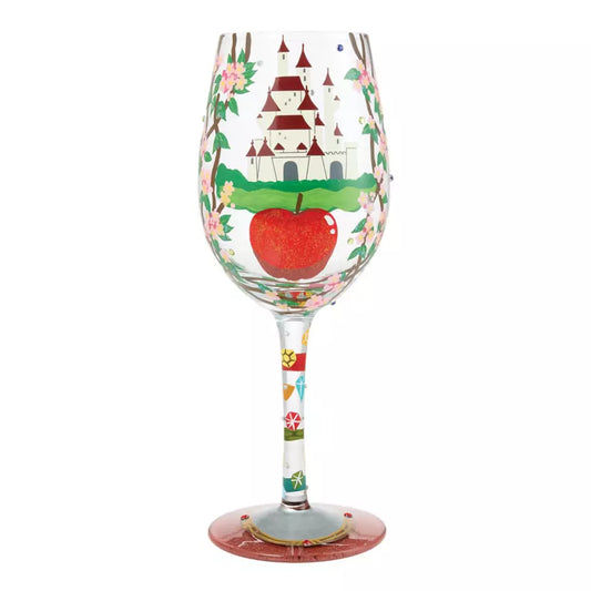 Snow White ''Life is a Fairytale'' Stemmed Glass by Lolita