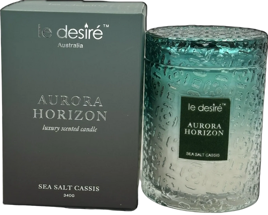 LE DESIRE AURORA HORIZON SEA SALT CASSIS 340G CANDLE