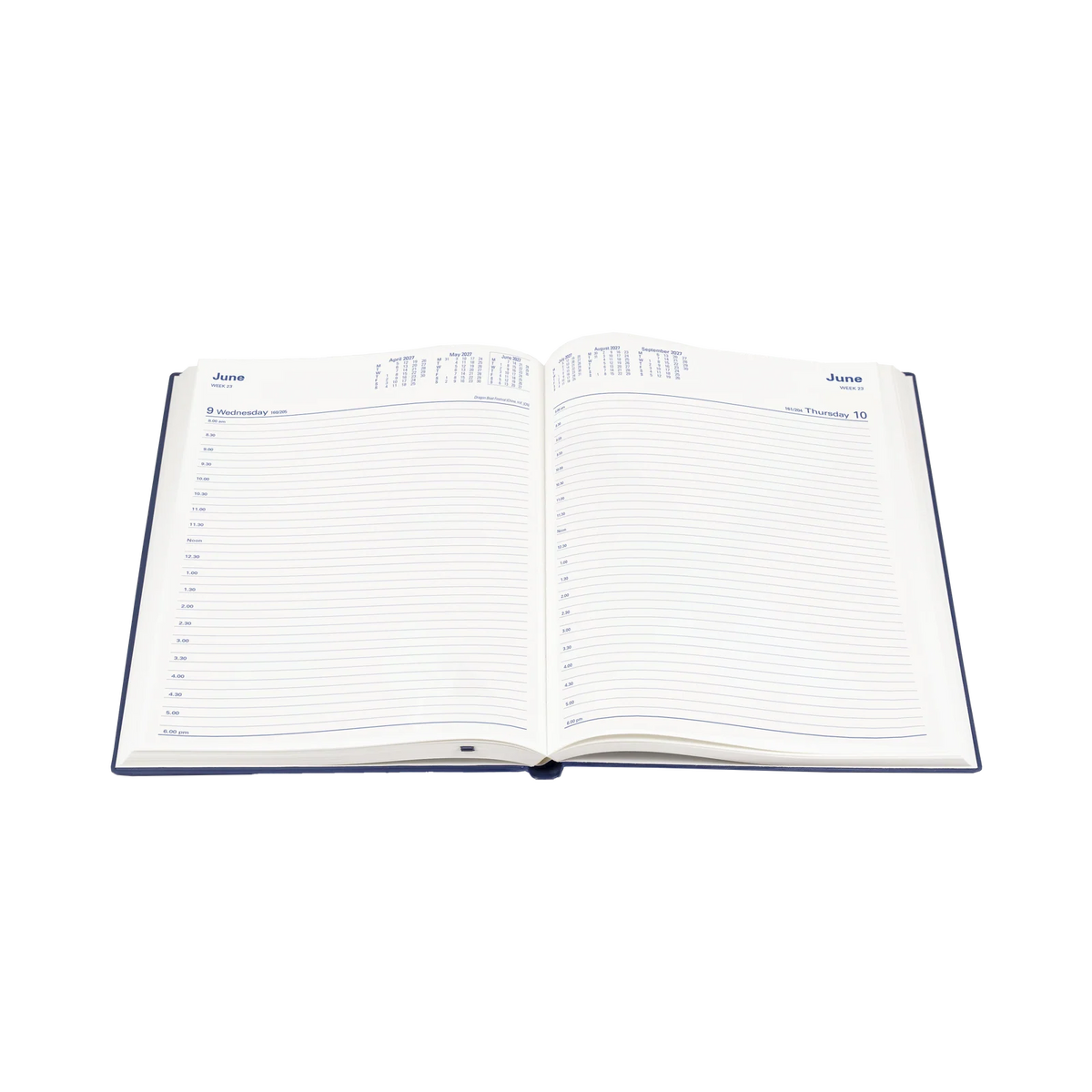 DIARY 2027 COLLINS BELMONT A4 147.V59 PVC DTP NAVY