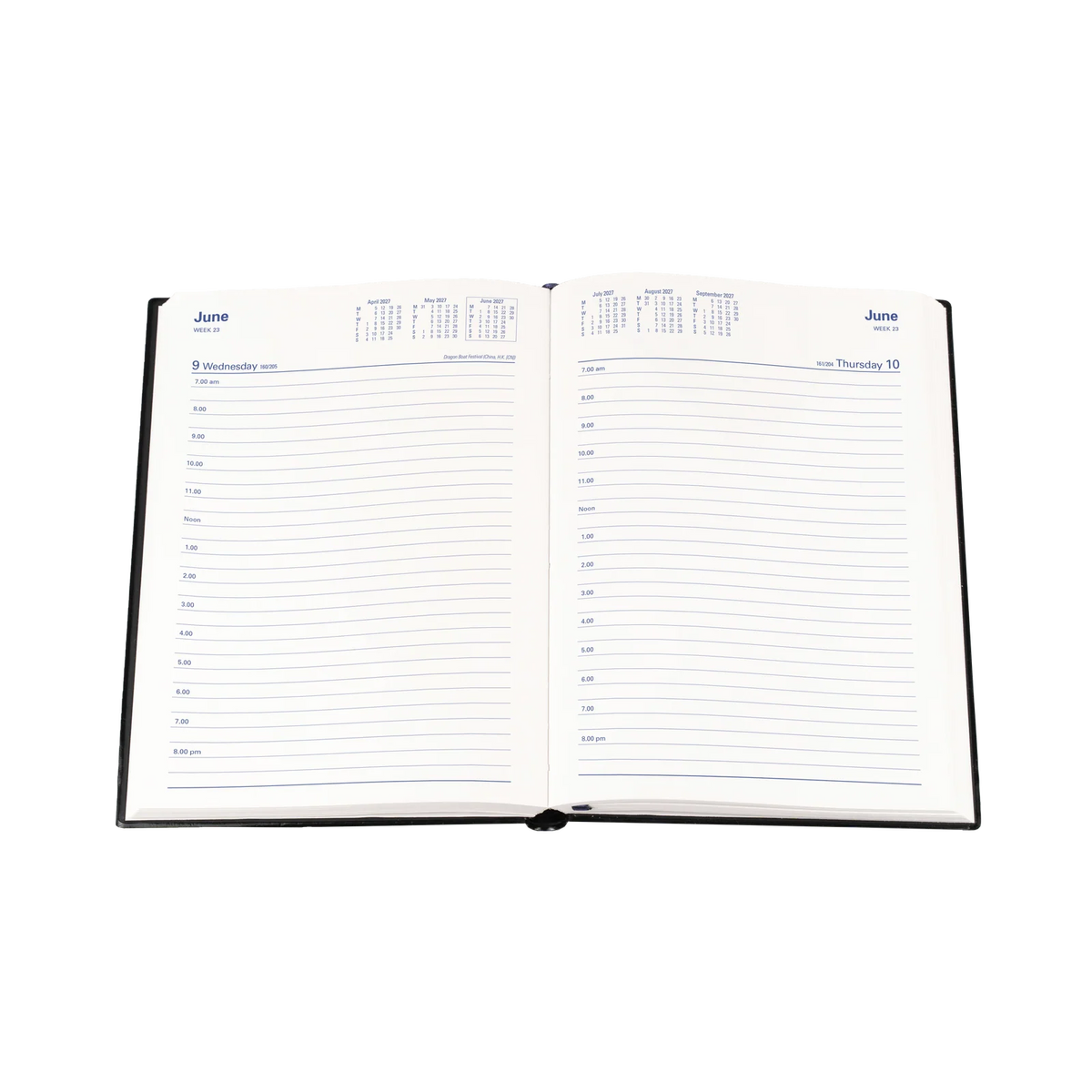 DIARY 2027 COLLINS BELMONT A5 187.V59 PVC DTP NAVY