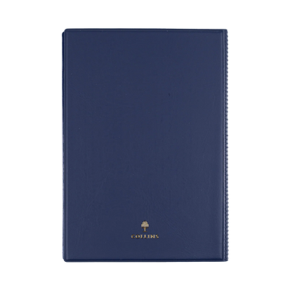 DIARY 2027 COLLINS BELMONT A5 387.V59 PVC WTV NAVY