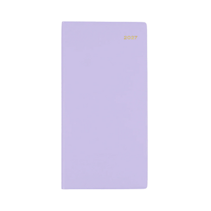 DIARY 2027 COLLINS BELMONT B6/7 377P.V55 PVC SLIM WTV PORT LILAC