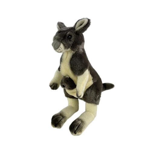 Bocchetta Tracy (Kangaroo With Joey - 28Cm, Grey)