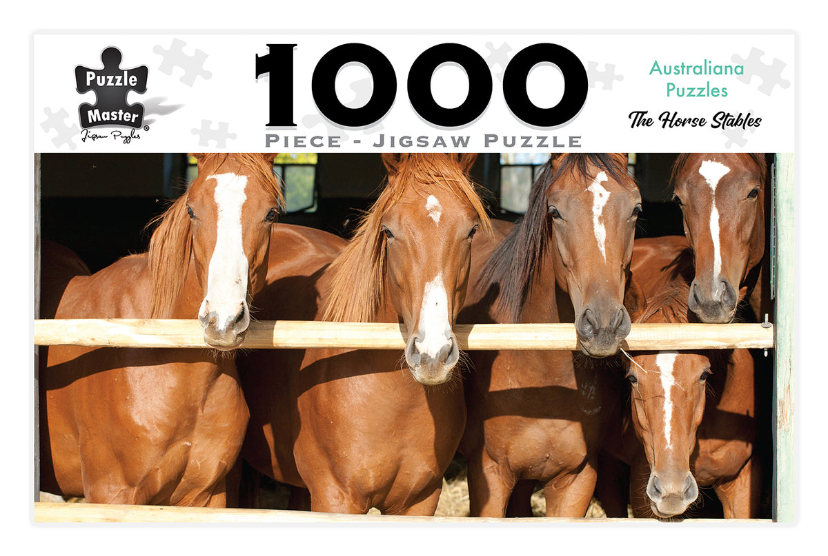 THE HORSE STABLES 1000 PCS PUZZLE