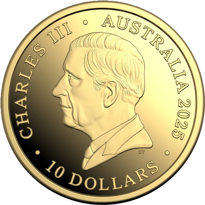 2025 $10 'C' Mintmark Gold Proof Coin - 60Th Anniversary Of The Royal Australian Mint