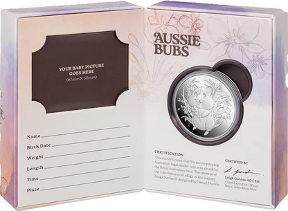 2025 $5 1Oz Fine Silver Proof Coin - Aussie Bubs