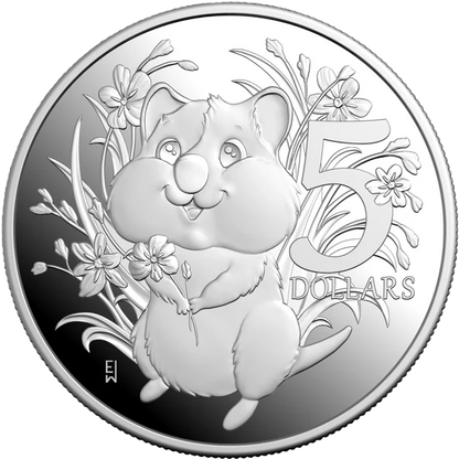 2025 $5 1Oz Fine Silver Proof Coin - Aussie Bubs