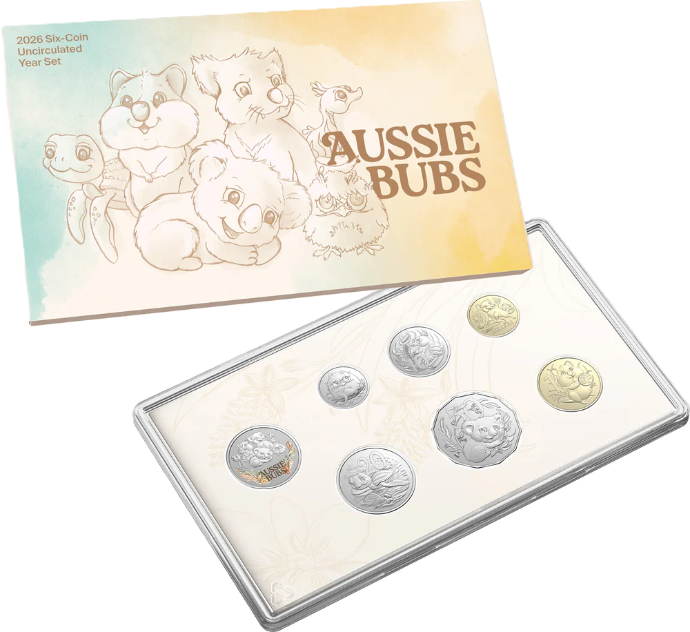 2026 Six-Coin Uncirculated Year Set - Aussie Baby Animals