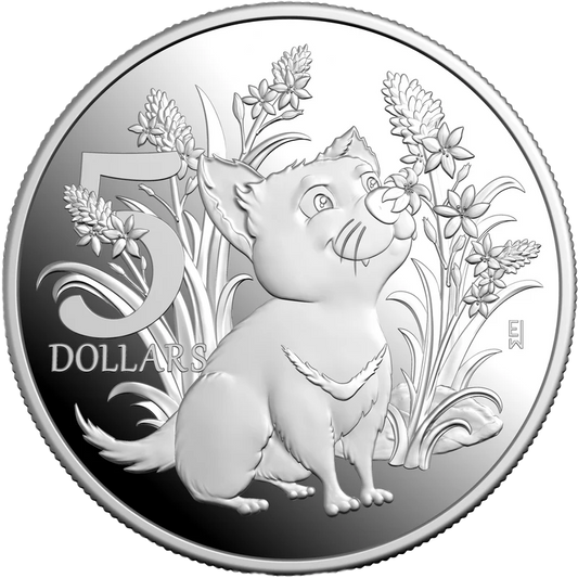 2026 $5 1Oz Fine Silver Proof Coin - Aussie Baby Coin