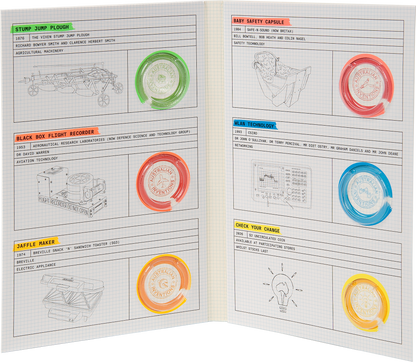 SIX COIN COLLECTION FOLDER AND TUBE BRIGHT IDEAS