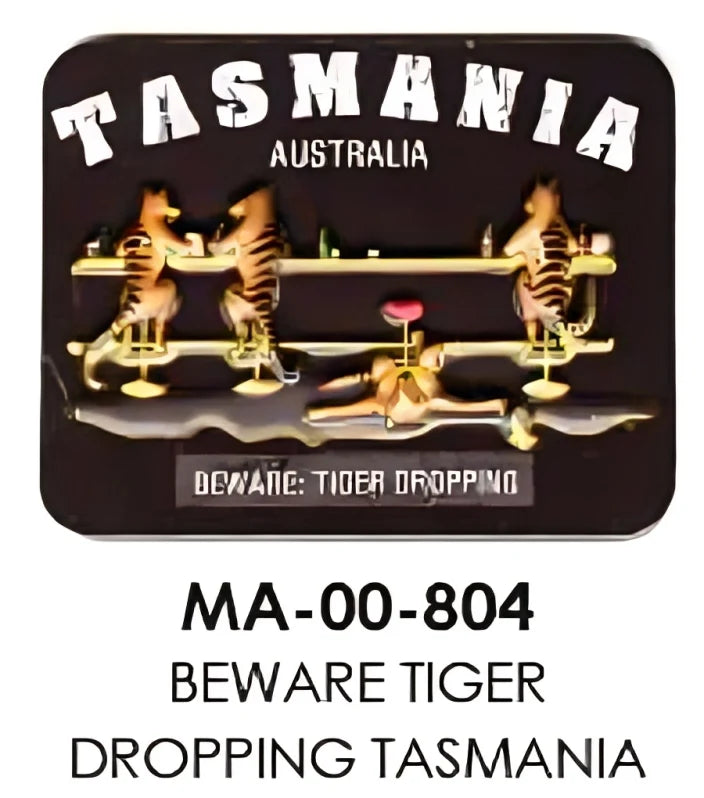 TASMANIAN TIGER DROPPING TAS MAGNET